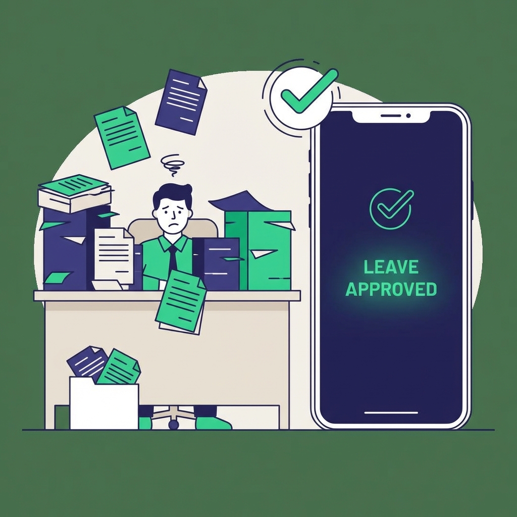 Frustrated Manager vs Easy Leave